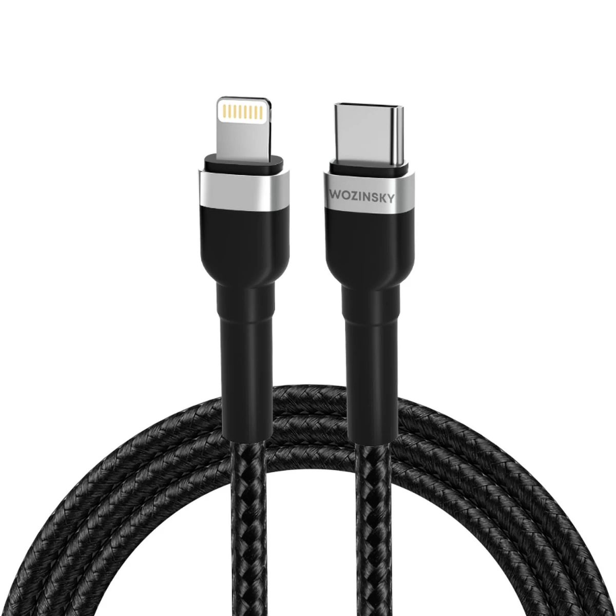 Wozinsky Wnbcl1 Lightning / Usb-c Pd 30w Kabelis 1 M - Juodas