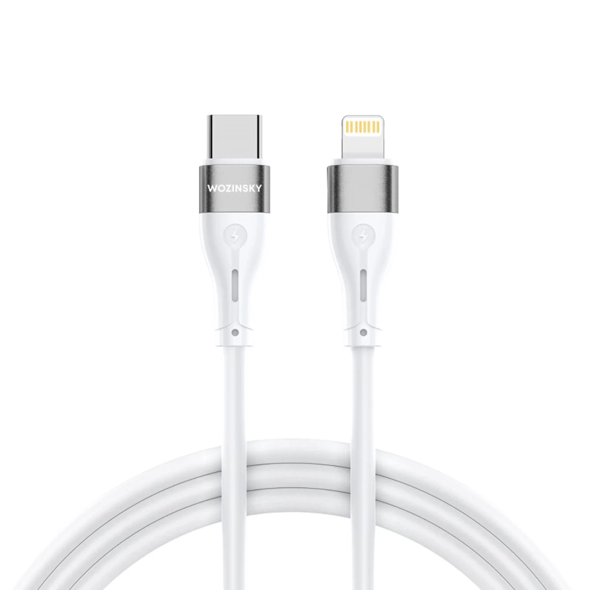 Wozinsky Wstcl1 Lightning / Usb-c Pd 27w Kabelis 1 M - Baltas