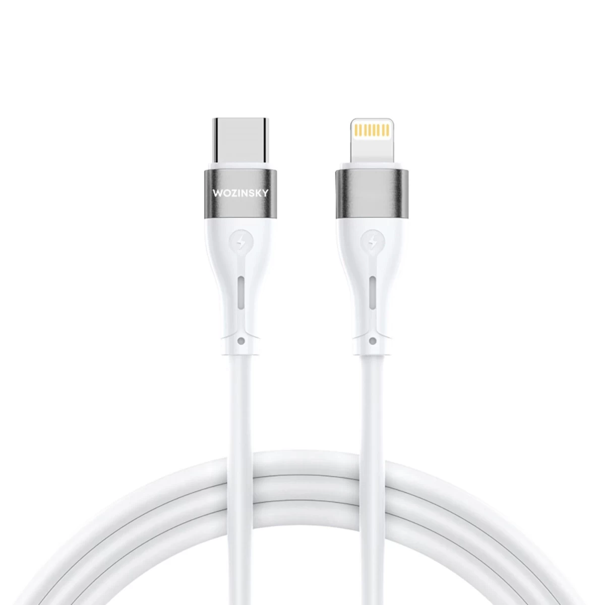 Wozinsky Wstcl2 Lightning / Usb-c Pd 27w 2 M Kabelis - Baltas
