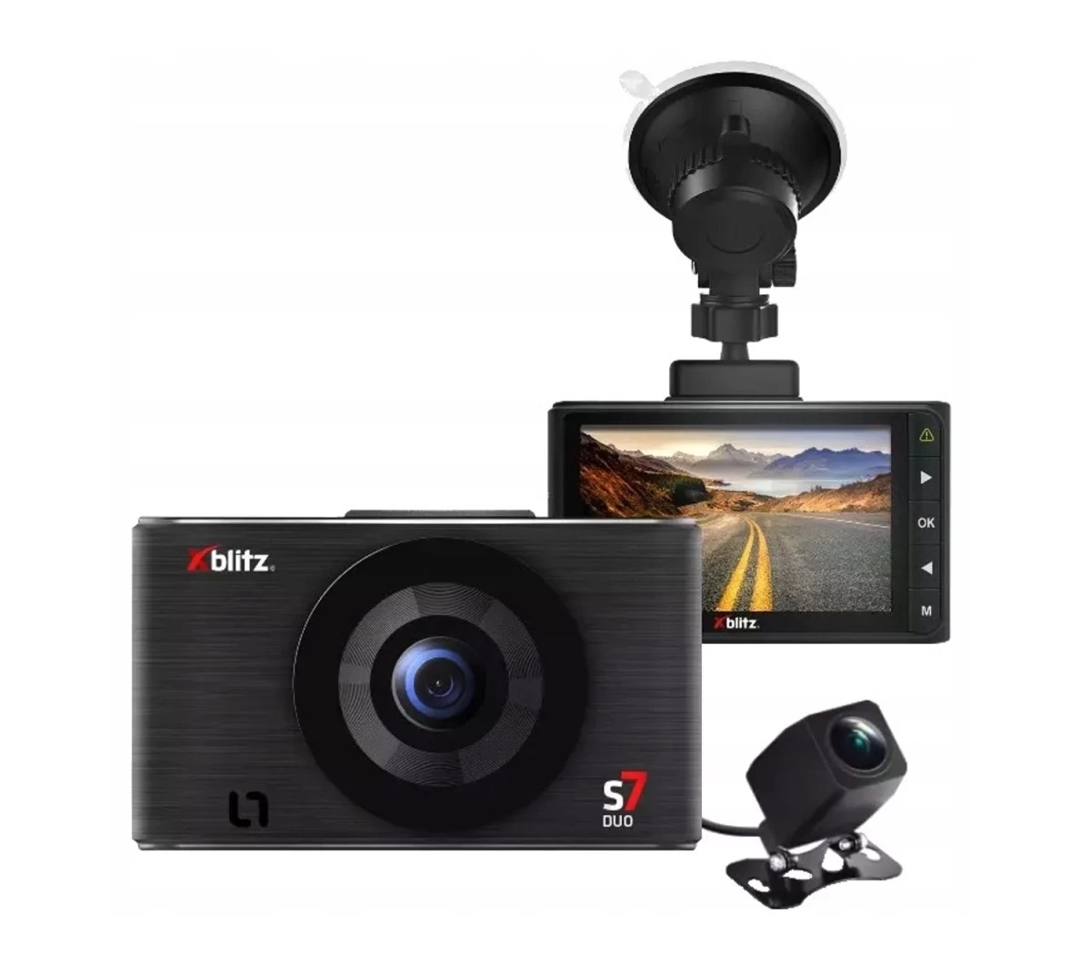 Xblitz S7 Duo Vaizdo Registratorius Su Atsargine Kamera