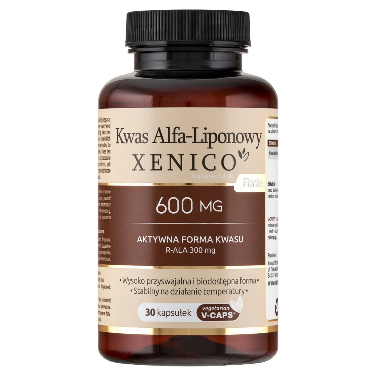 Xenico Pharma, Alpha-lipoic Acid Forte, 30 Kapsulių