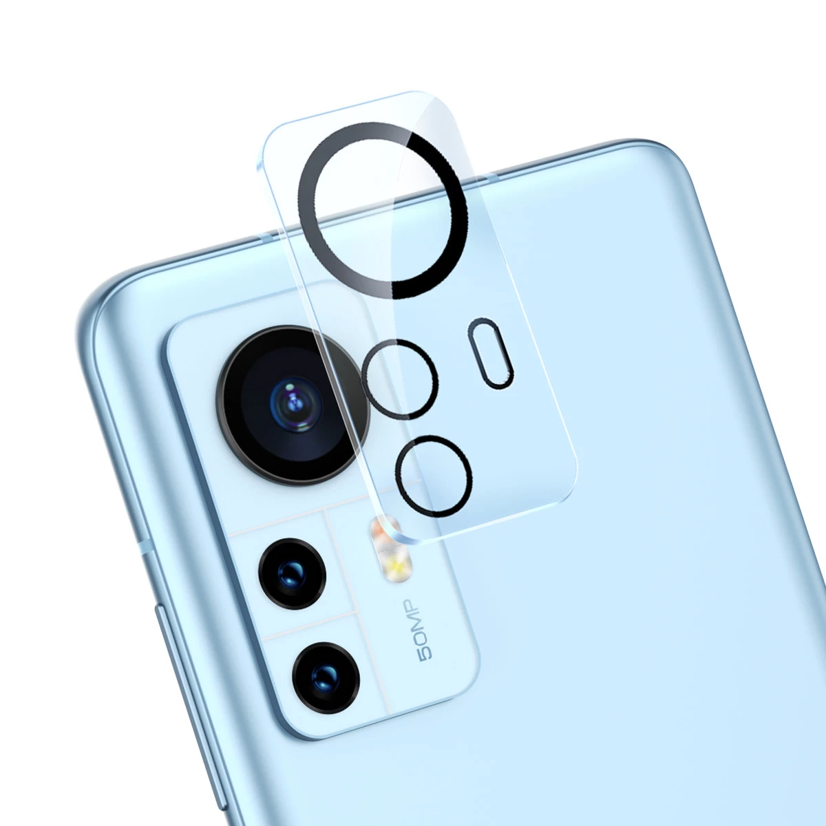 Xiaomi 12 Pro Kameros Plėvelė 0,3 Mm Skaidri + Valymo Rinkinys Kit 2vnt.