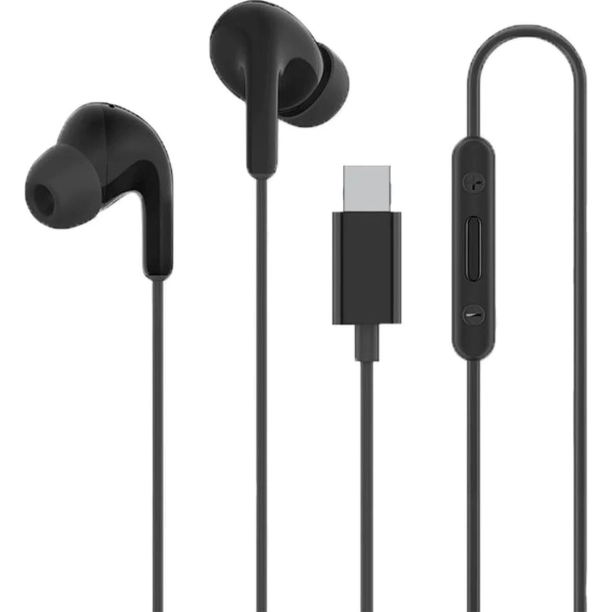 Xiaomi Bhr8930gl Usb-c Laidinės Ausinės Su Nuotolinio Valdymo Pulteliu - Juodos Spalvos