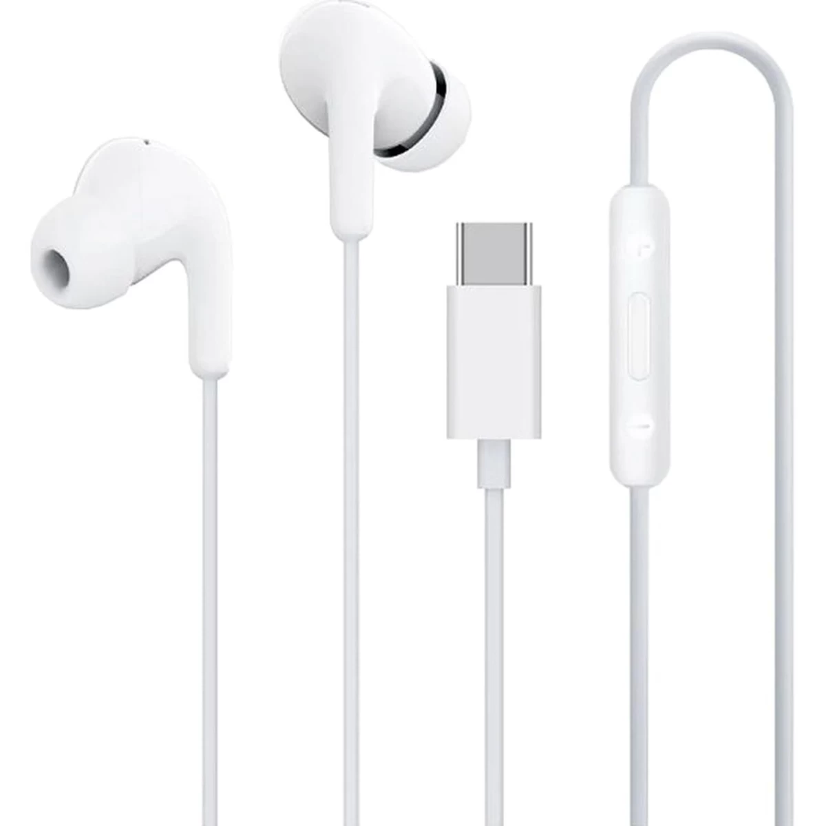 Xiaomi Bhr8931gl Usb-c Laidinės Ausinės Su Nuotolinio Valdymo Pulteliu - Baltos Spalvos