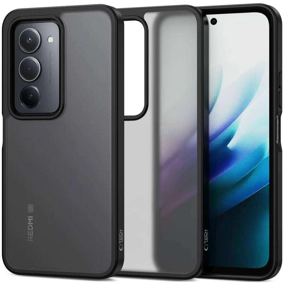 xiaomi Redmi 15 4g / 5g Magmat Dėklo Dangtelis - Matinės Juodos Spalvos