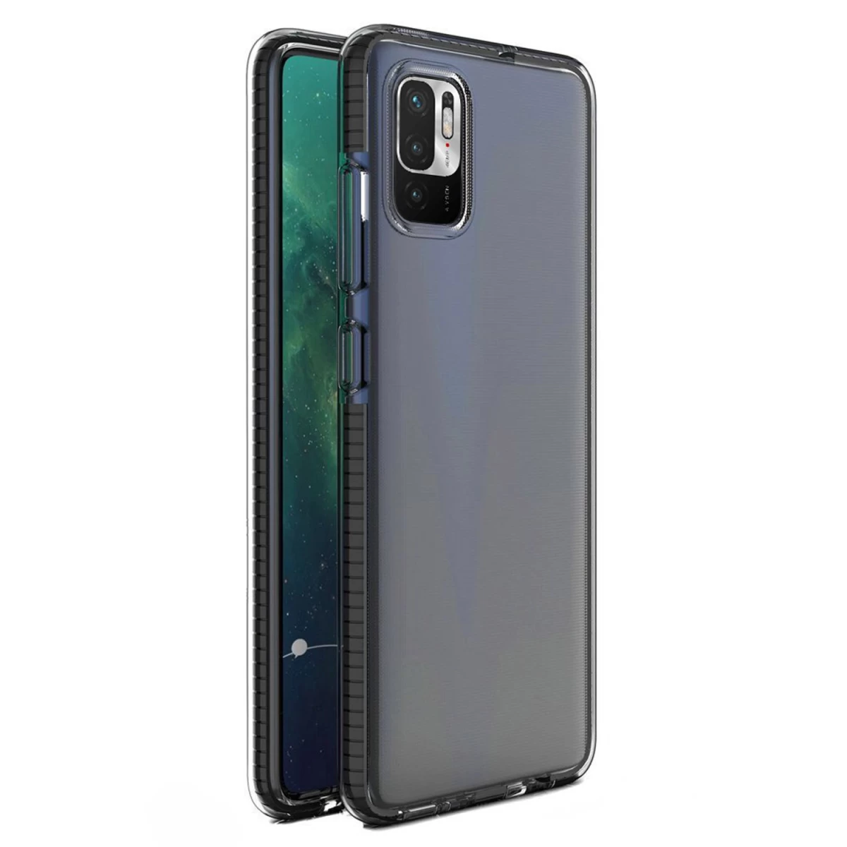 xiaomi Redmi Note 10 5g / poco M3 Pro Pavasarinis Gelinis Dangtelis Su Spalvotu Rėmeliu, Skirtas xiaomi Redmi Note 10 5g / poco M3 Pro, Juodas xiaomi Redmi Note 10 5g / poco M3 Pro Pavasarinis Gelinis Dangtelis Su Spalvotu Rėmeliu, Skirtas xiaomi Redmi Note 10 5g / poco M3 Pro, Juodas