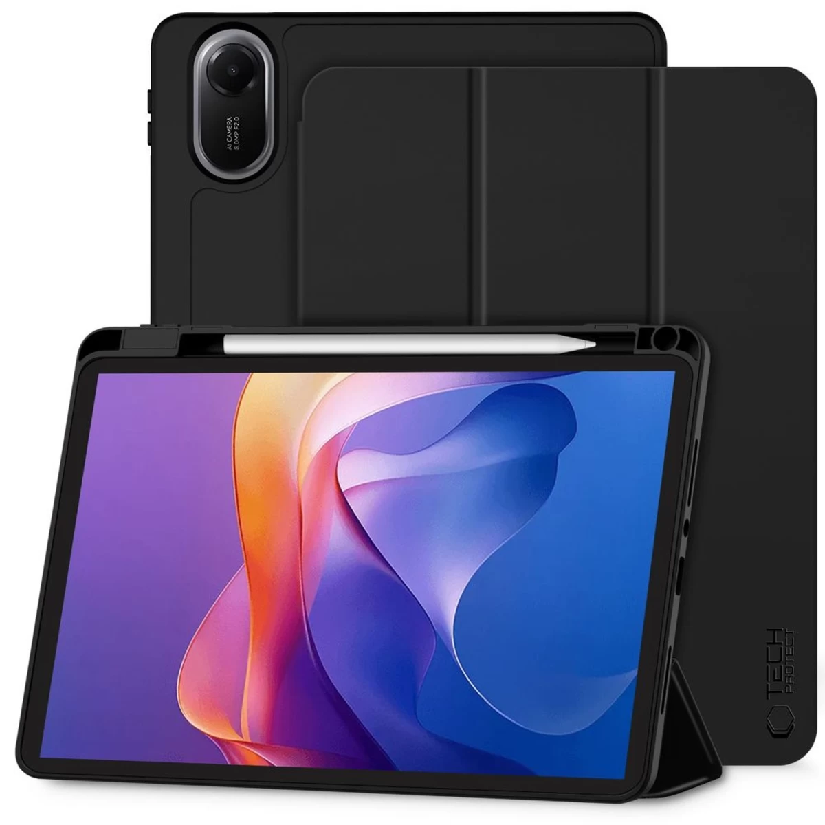 xiaomi Redmi Pad 2 11.0 Sc Pen Planšetinio Kompiuterio Dėklas - Juodas