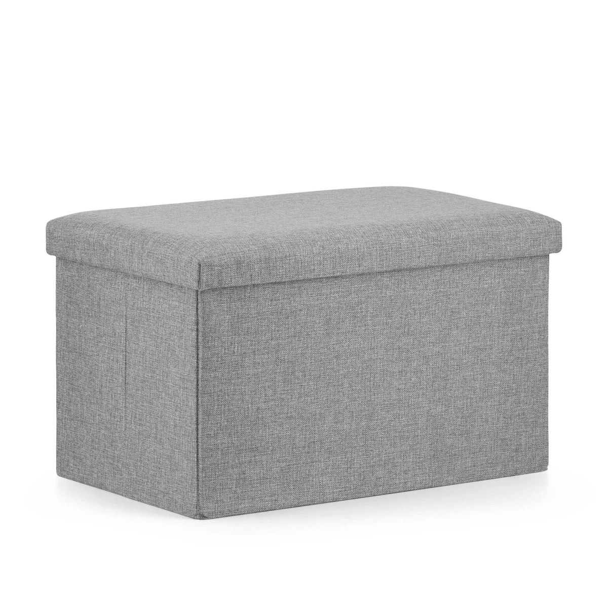 Xl Sulankstomas Pufas - 60x38x38cm Pilkas