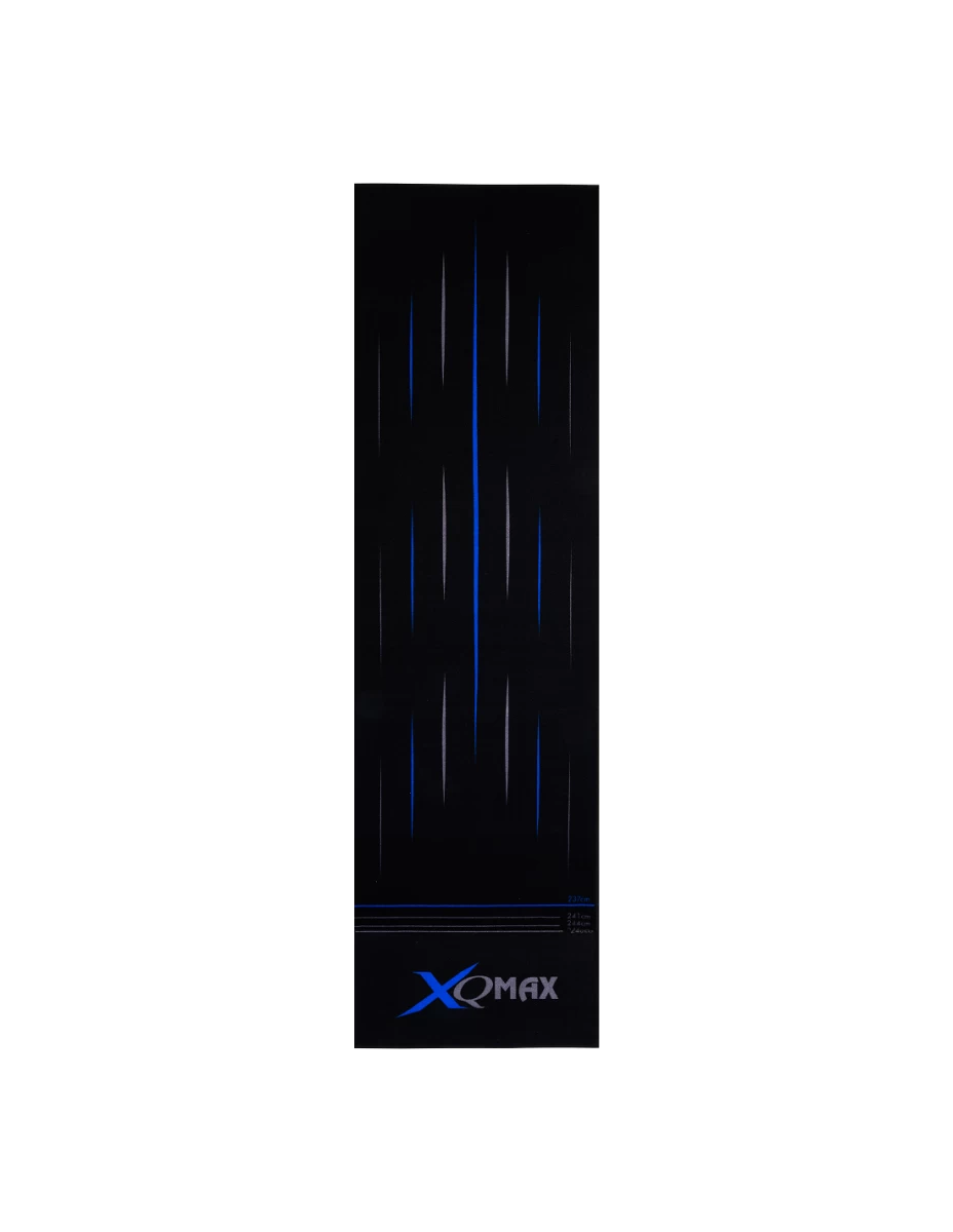 XQMax smiginio kilimėlis STRIPES BLACK BLUE (285x80cm)