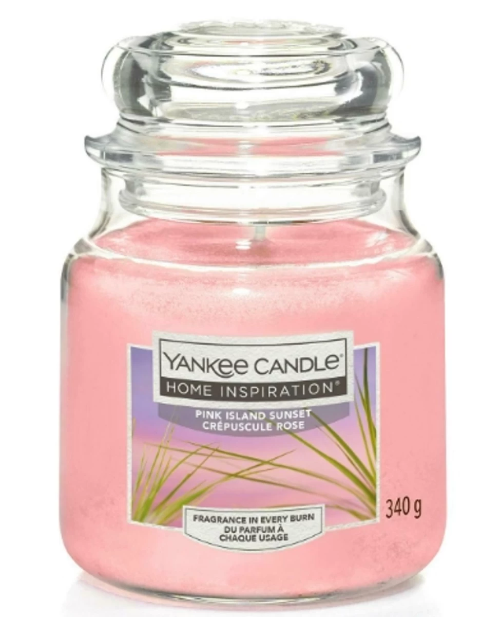 Yankee Candle, Pink Island Sunset, Kvapioji žvakė, 340 G (vokiečių Produktas).