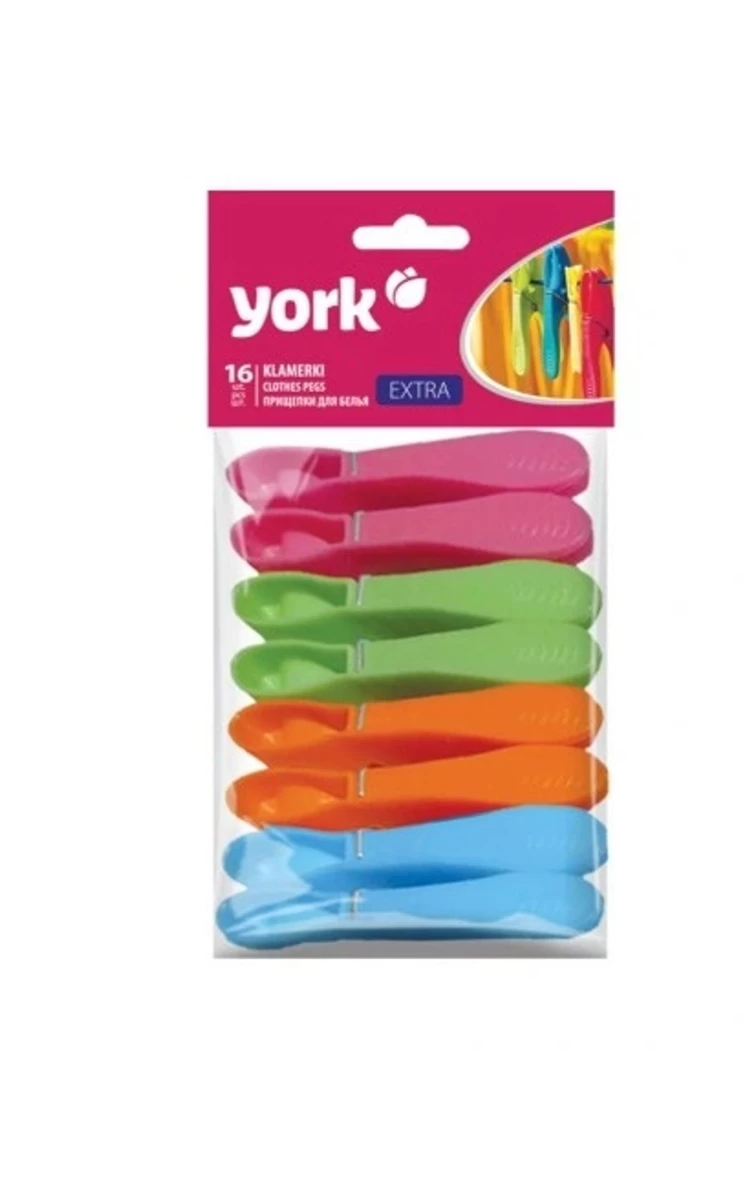 york, Papildomi Skalbinių Segtukai, 16 Vnt.