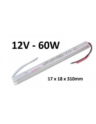 Ypač siauras 60W - 12V - LED maitinimo šaltinis