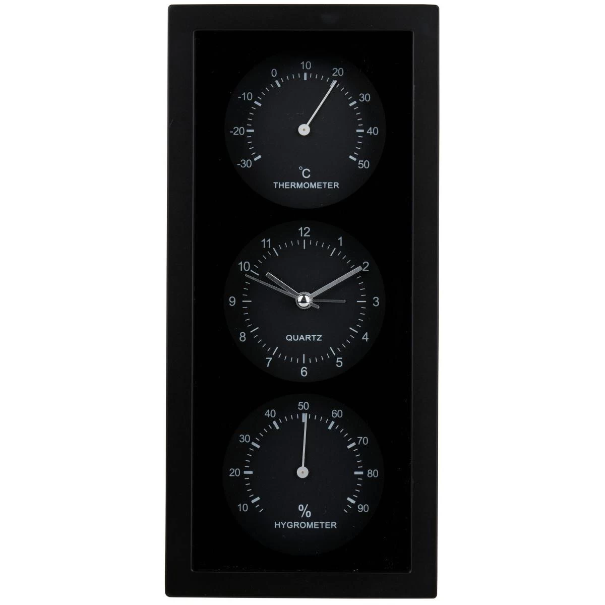 žadintuvas Higrometras 26x5x12cm Articasa Black