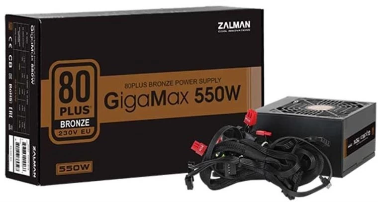 Zalman 550w Kompiuterio Maitinimo šaltinis Zm550-gvii