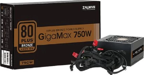 Zalman 750w Kompiuterio Maitinimo šaltinis Zm750-gvii