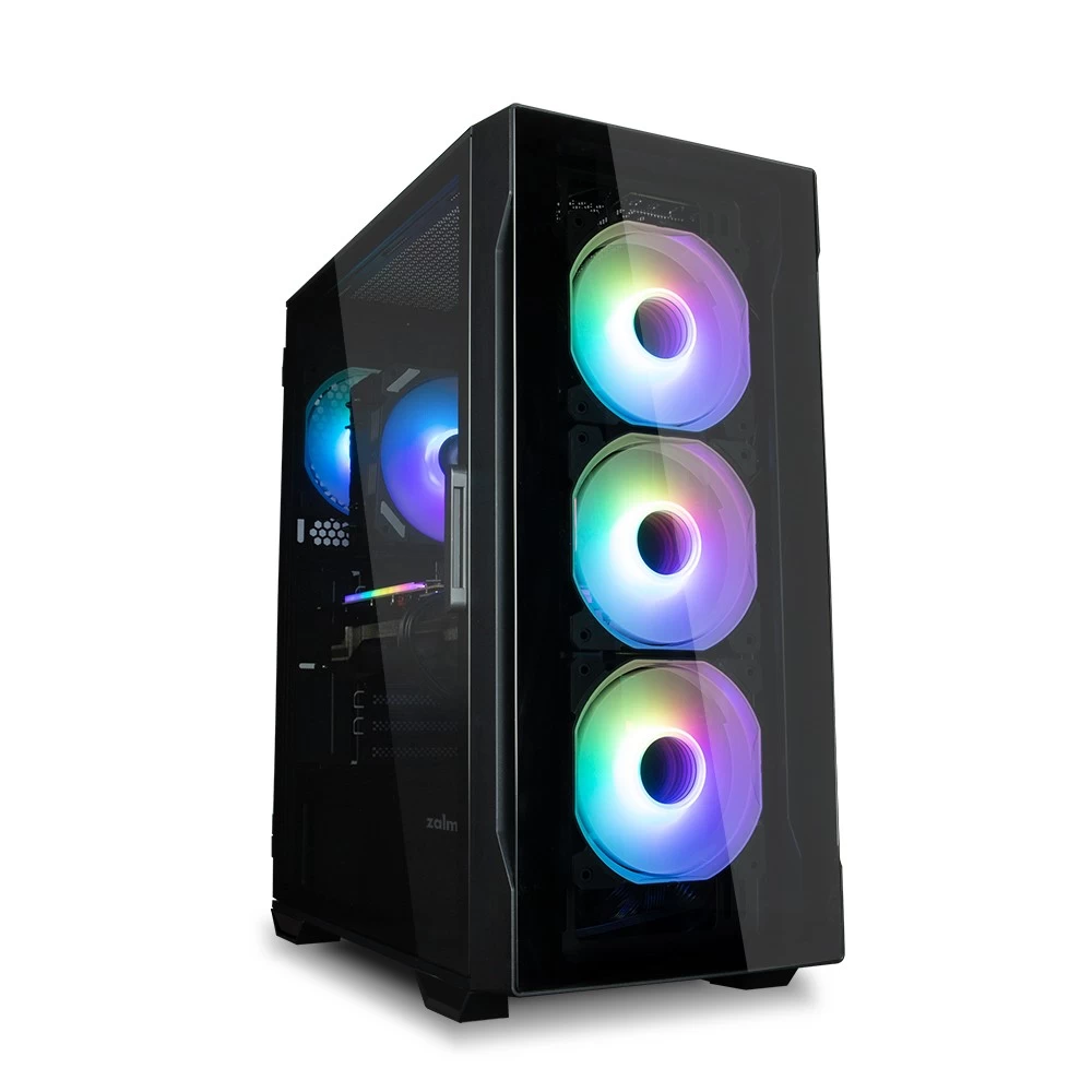 ZALMAN I3 Neo TG Mid    Tower Black RGB fan x4