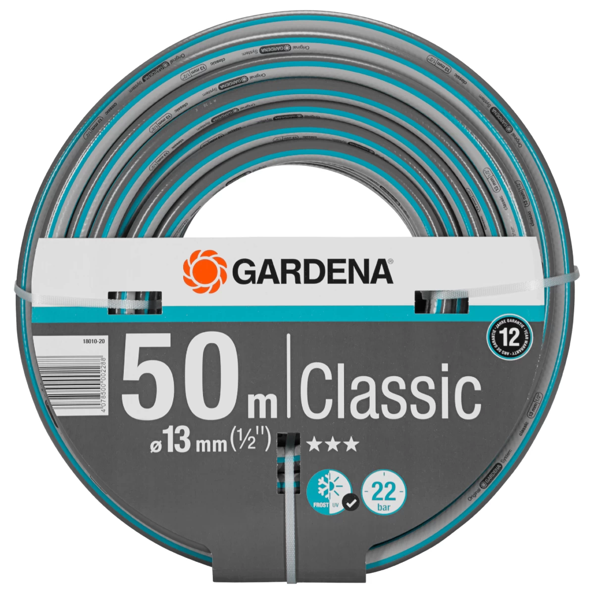 Žarna laistymo Gardena Classic 13mm 50m, 9672472-01