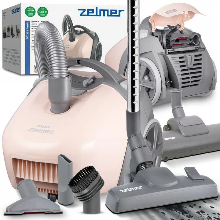 Zelmer Stacionarus Dulkių Siurblys Zvc352 Beige Antek