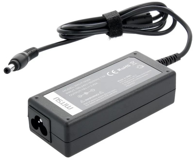 Zm/lit19342 Mitsu 65w Tinklo Adapterio Kištukas Su Kaiščiu Viduje 19 V
