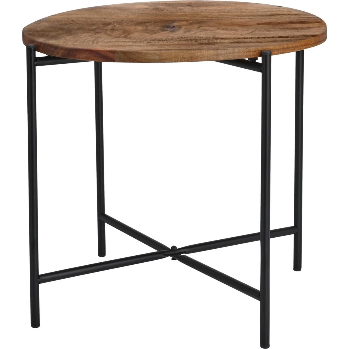 žurnalinis Staliukas Medinis Viršus 48x38cm