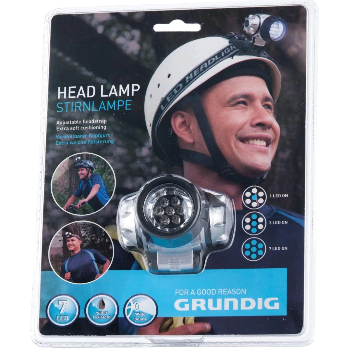 žygių žibintas 7 Led Grundig