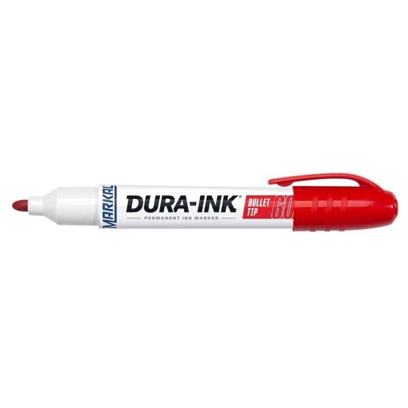 Žymeklis DURA-INK 60, 3mm raudona sp.
