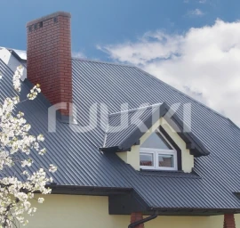 Plieninė stogo danga Ruukki - gyvenimui be rūpesčių