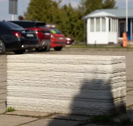 Betoniniai vazonai spausdinti 3D spausdintuvu