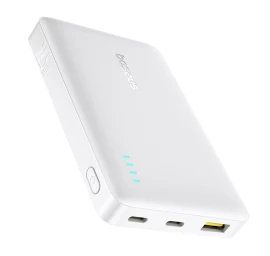10000 Mah 22,5 W enerfill Fp21 Usb-a Usb-c Su Usb-c Kabeliu - Baltas