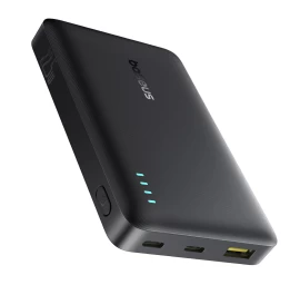 10000 Mah 22,5 W enerfill Fp21 Usb-a Usb-c Su Usb-c Kabeliu - Juodas