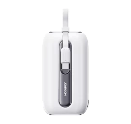 10000 Mah colorful Series 22,5 W Maitinimo Bankas Su Usb-c Ir iphone Lightning Laidu, Baltas 10000 Mah colorful Series 22,5 W Maitinimo Bankas Su Usb-c Ir iphone Lightning Laidu, Baltas