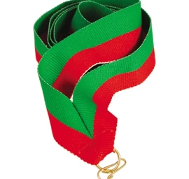 11 Mm Juostelė - žalia Ir Raudona