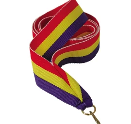 11 Mm Kaspinas - Raudona-geltona-mėlyna