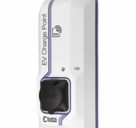 11 kW Elinta HomeBox Slim elektromobilių įkrovimo stotelė - balta