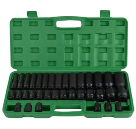 1/2 Galvučių smūginių rinkinys 8-32mm 35vnt.