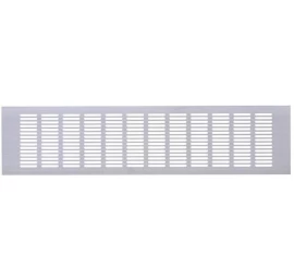 120x500mm ALIUMINĖS VĖDINIMO GROTELĖS,SIDABRO