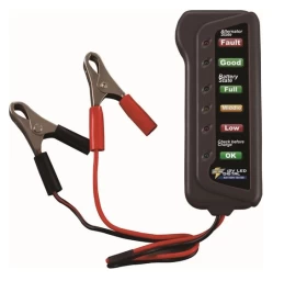 12V Led testeris baterijoms ir generatoriams skaitmeninis (SK2028-1)