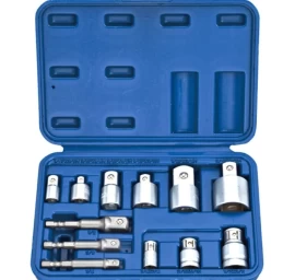 1/4 + 3/8 + 1/2 + 3/4 Adapterių rinkinys 12vnt.