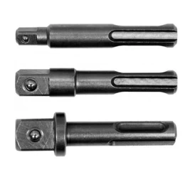 1/4+3/8+1/2 Adapterių SDS+  rinkinys 3vnt.