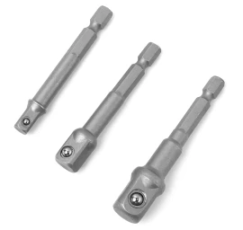 1/4+3/8+1/2 Adapterių suktuvui rinkinys 3vnt.