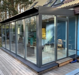 Individualios aliuminio konstrukcijos – langai, durys ir fasadai pagal projektą