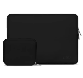 15-16'' Nešiojamojo Kompiuterio Krepšys + Priedų Krepšys - Juodas