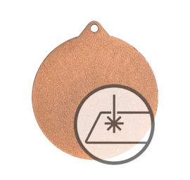 Medalis Su Graviūra Ant Laminato
