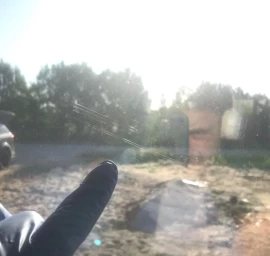 Langų įbrėžimų poliravimas