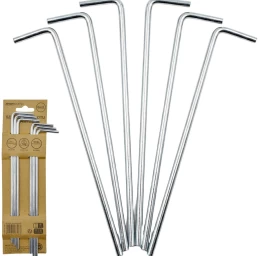 18 Cm Kpl.6 Metaliniai Enero Camp Palapinės Smeigtukai