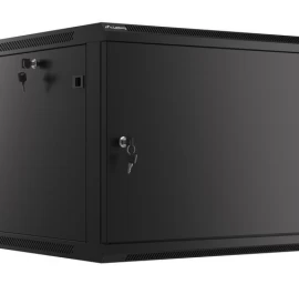 19&amp;quot; 9u 600x600 Black Metal Doors Lanberg (plokščių Paketas)