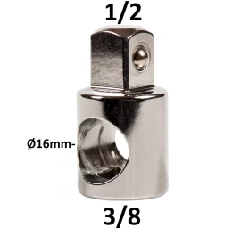 Adapteris 3 krypčių 3/8 - 1/2