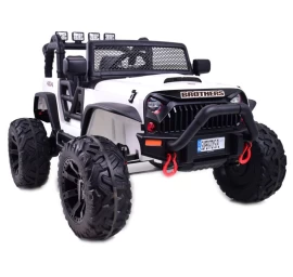 Akumuliatorinis Džipas Brothers , Vairo Stiprintuvas, Minkšti Ratai, Minkšta Sėdynė 24v - 400w/jeep-jc-666