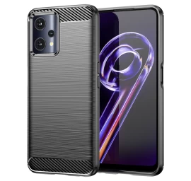Anglinis Lankstus Dėklo Dangtelis Realme 9 Pro Juodas
