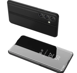 clear View Dėklas samsung Galaxy A54 5g Dėklas Su Atvartu Juodas